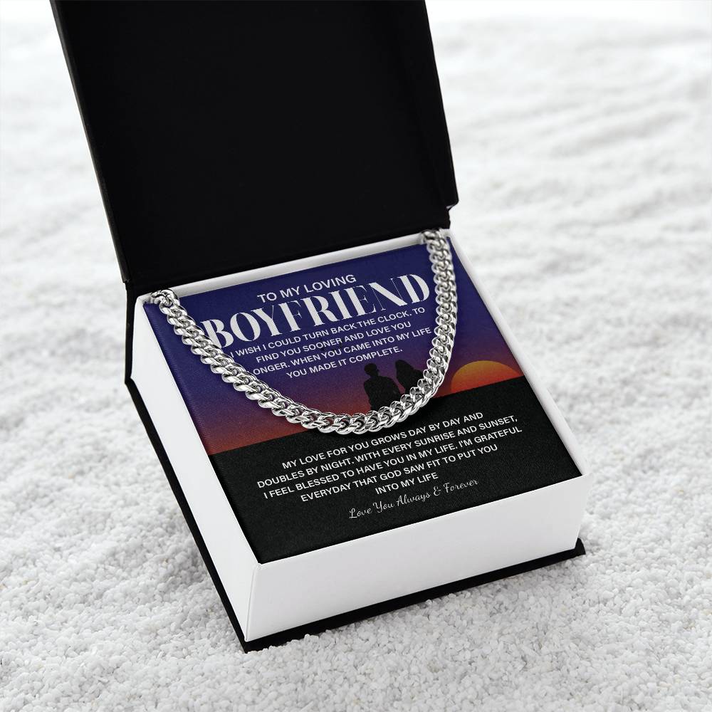Boyfriend Chain Necklace Gift with Gift Box