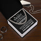 To My Daddy Gift from Unborn Baby – Cuban Chain with Heartfelt Message
