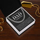 Stepped Up Dad Cuban Link Chain Gift – Bonus Dad Necklace