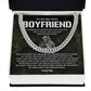 Military Boyfriend Gift – Cuban Chain with Message Card