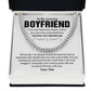 Cuban Chain Necklace Gift for Boyfriend with Gift Box