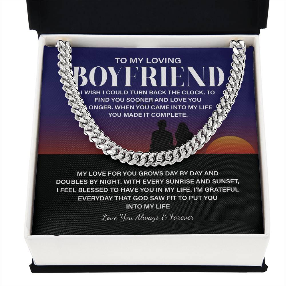 Boyfriend Chain Necklace Gift with Gift Box