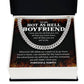 Hot Boyfriend Gift – Cuban Chain with Fire Message