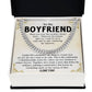 Boyfriend Cuban Chain Necklace Gift with Gift Box