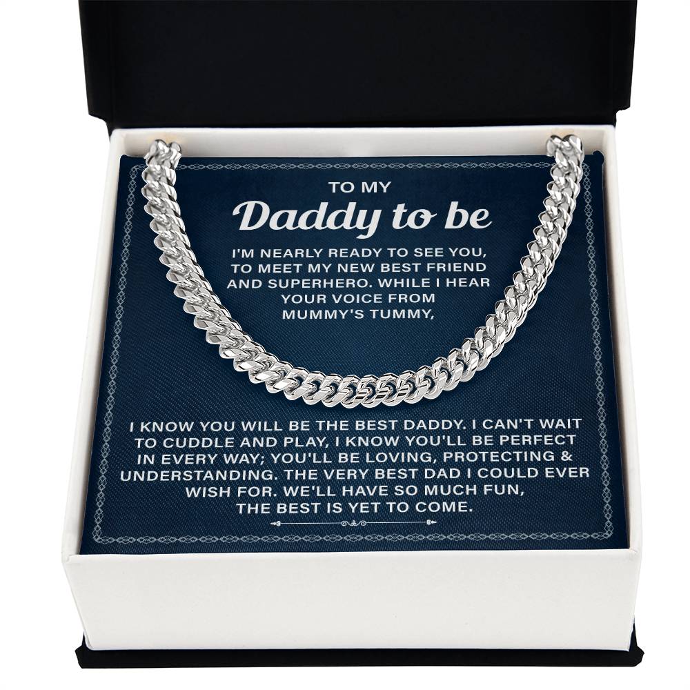 Dad To Be Gifts For 1st Time Dad Necklace With Message Card