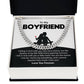 Boyfriend Necklace Gift with Message Card & Gift Box