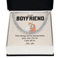 Cute Boyfriend Necklace Gift from Girlfriend – with Gift Box