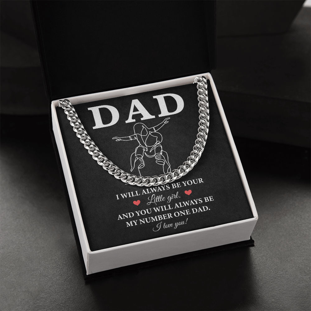 Gift for Dad from Daughter with Heartfelt Sentimental Card