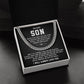 Cuban Chain Necklace Gift for Son – Inspirational Message Box