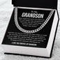 To My Grandson Necklace Grandma's Wisdom For Grandson Necklace Necklace For Grandson's Future Necklace For Grandson's Dreams Grandson Sentimental Gift Look For The Good Necklace Emotional Gift From Grandma Grandson Necklace Gift
