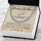Romantic Promise Necklace Gift for Boyfriend Gift Box