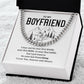 Boyfriend Necklace Gift for Anniversary – with Gift Box