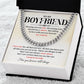 Cuban Necklace Gift for Him – Love Message Box