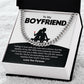 Boyfriend Necklace Gift with Message Card & Gift Box