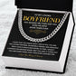 Boyfriend Cuban Chain Gift with Necklace Box