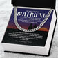 Boyfriend Chain Necklace Gift with Gift Box