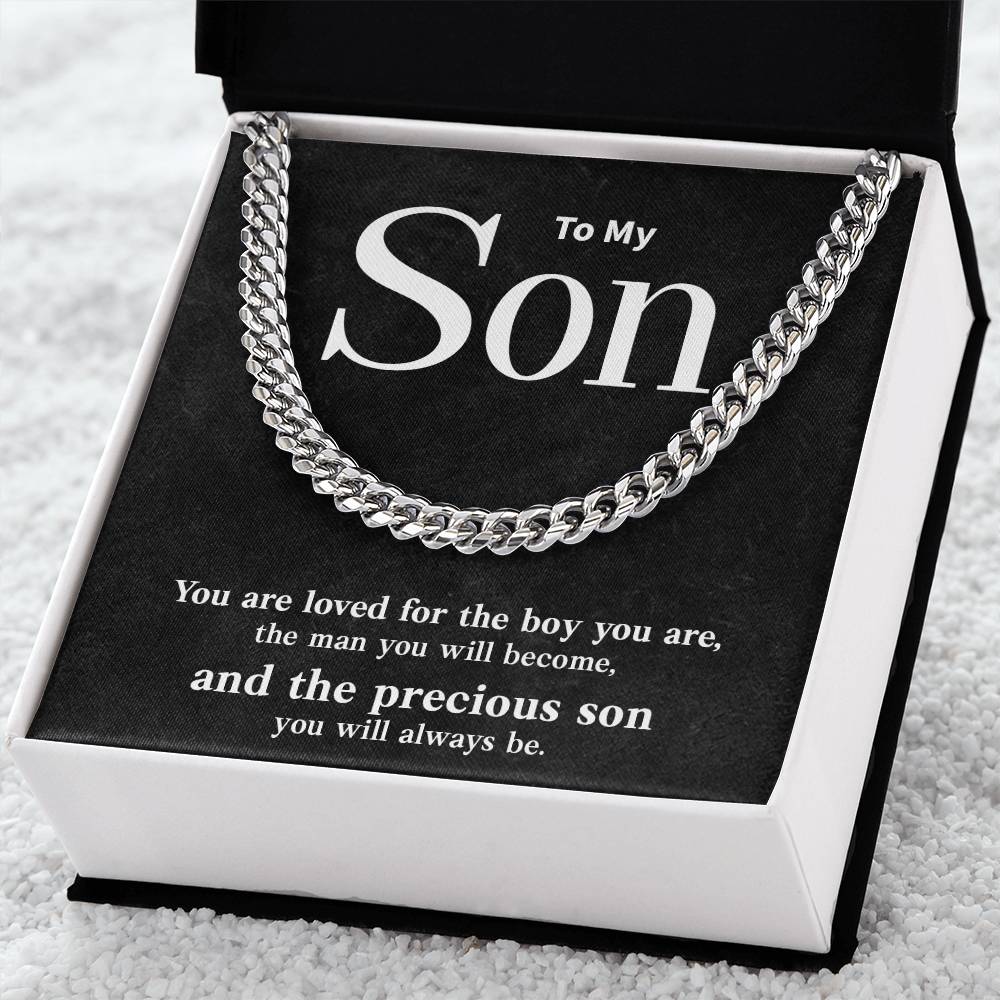 Inspirational Gift for Son From Parents With Message Card