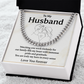Husband Cuban Chain Gift Hero & Provider Message Card
