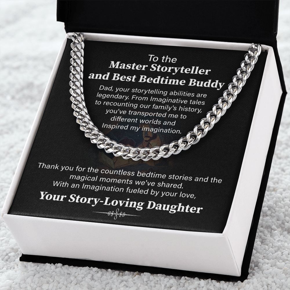 To The Master Storyteller And Best Bedtime Buddy, Your Story Loving Daughter