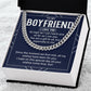 Boyfriend Birthday Necklace Gift – with Message Card