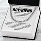 Cuban Chain Necklace Gift for Boyfriend with Gift Box