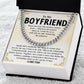 Boyfriend Cuban Chain Necklace Gift with Gift Box