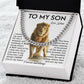 To My Son, A Cuban Chain Gift To Celebrate