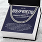 Boyfriend Cuban Chain Promise Necklace with Gift Box