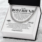 To My Boyfriend Graduation Necklace – Inspirational Gift