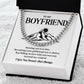 Boyfriend Chain Gift for Him with Message Card and Box