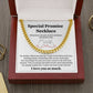 Special Promise Cuban Necklace Gift Special Romantic Gift Unique Gift For Men Emotional Love Jewelry Thoughtful Boyfriend Gift Unique Cuban Chain Gift Meaningful Love Necklace Perfect Boyfriend Gift Valentine Day Gift Anniversary Gift For Him Special Gift