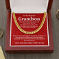 To My Dearest Grandson Necklace Gift From Grandma Grandparent Necklace For Grandson Never Give Up Necklace For Grandson Necklace For Grandson From Grandparent Loving Gift For Grandson Grandson Gift To Cherish Forever