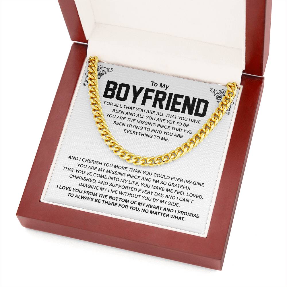Romantic Gift for Boyfriend – with Necklace Box