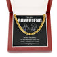 To My Boyfriend Necklace – Funny Gift with Message Card