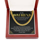 Boyfriend Cuban Chain Necklace with Gift Card & Box