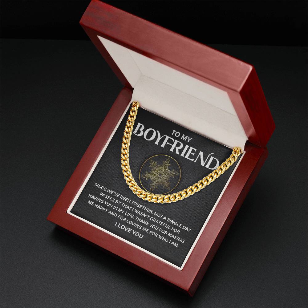 Boyfriend Appreciation Gift – Necklace & Card Set