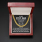 Stepdad Cuban Chain Necklace Gift With Heartfelt Note