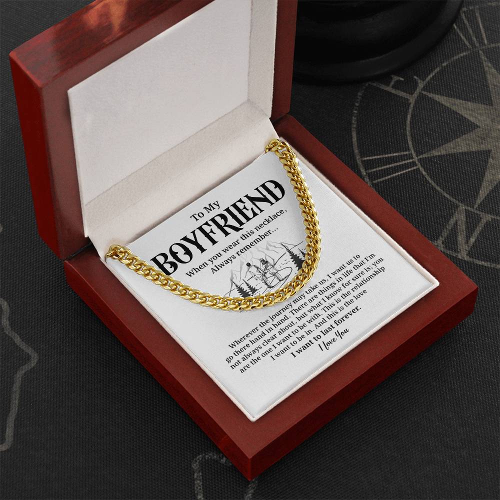 Romantic Boyfriend Gift Necklace with Gift Box