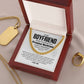 Boyfriend Promise Necklace Chain with Gift Box