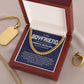 Boyfriend Cuban Chain Promise Necklace with Gift Box