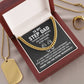 Stepdad Cuban Chain Necklace Gift With Heartfelt Note
