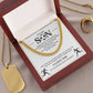 Soccer Necklace Gift for Son – Motivational Message Card for Players