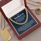 Dad To Be Gifts For 1st Time Dad Necklace With Message Card