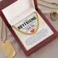 Romantic Cuban Chain Necklace Gift with Gift Box