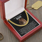 Lion Necklace Gift for Son from Mom – Loving Message Card in Gift Box
