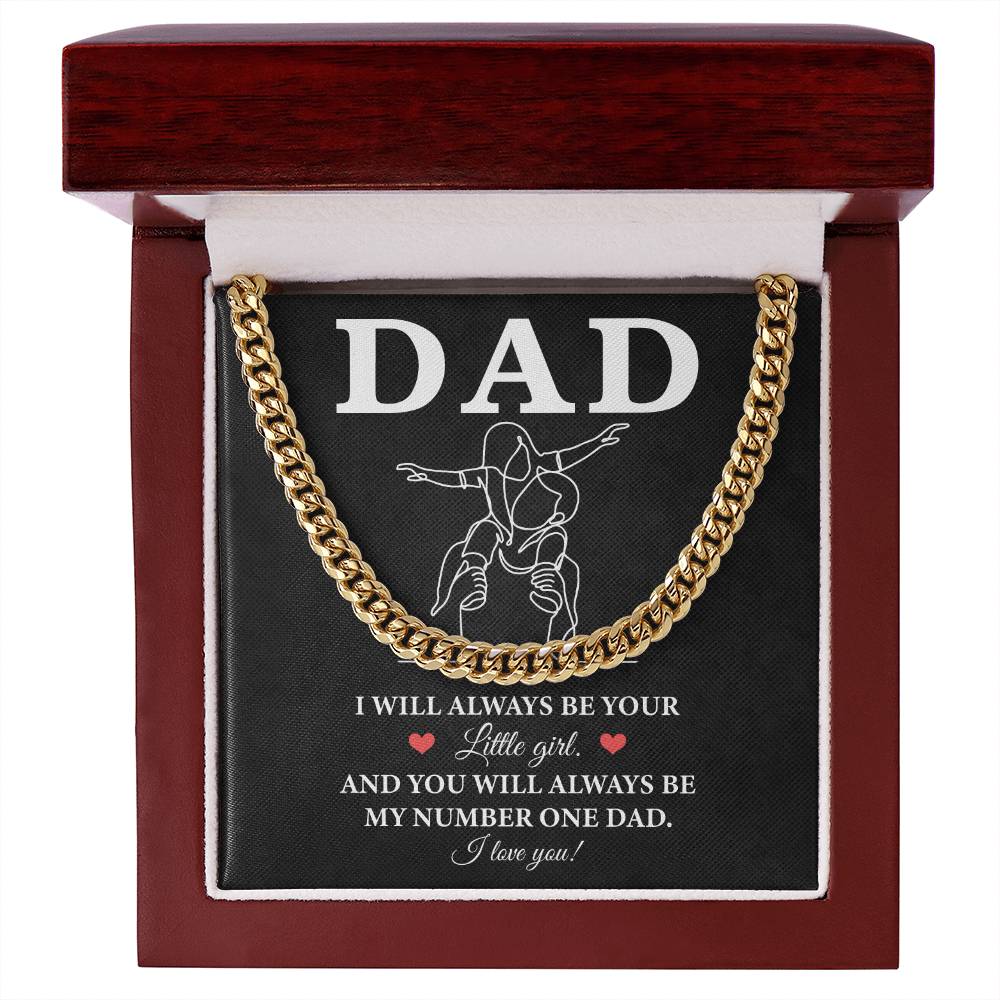 Gift for Dad from Daughter with Heartfelt Sentimental Card