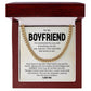 Boyfriend Cuban Chain Necklace Gift with Message Card