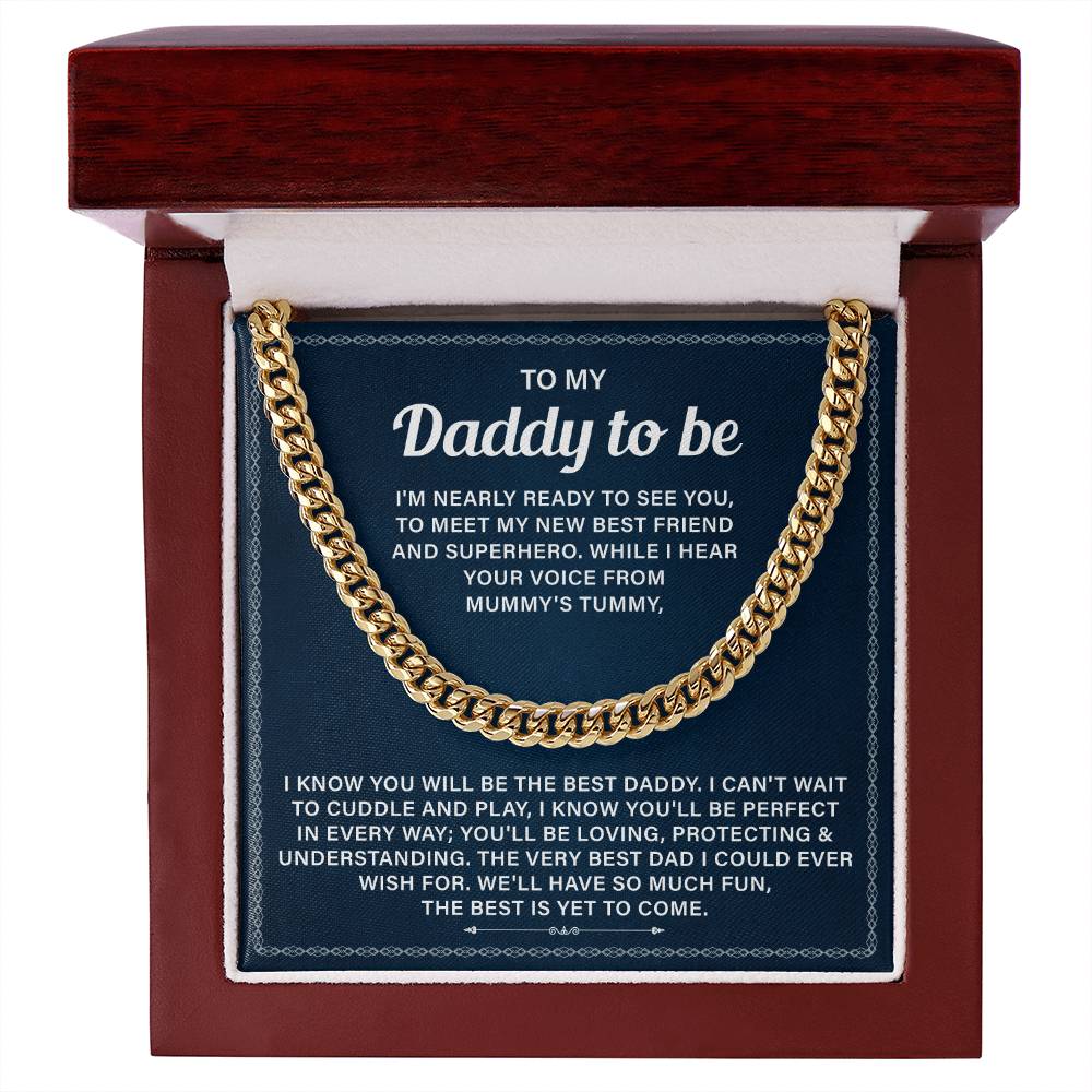 Dad To Be Gifts For 1st Time Dad Necklace With Message Card
