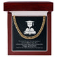 Graduation Cuban Chain Necklace Gift for Him