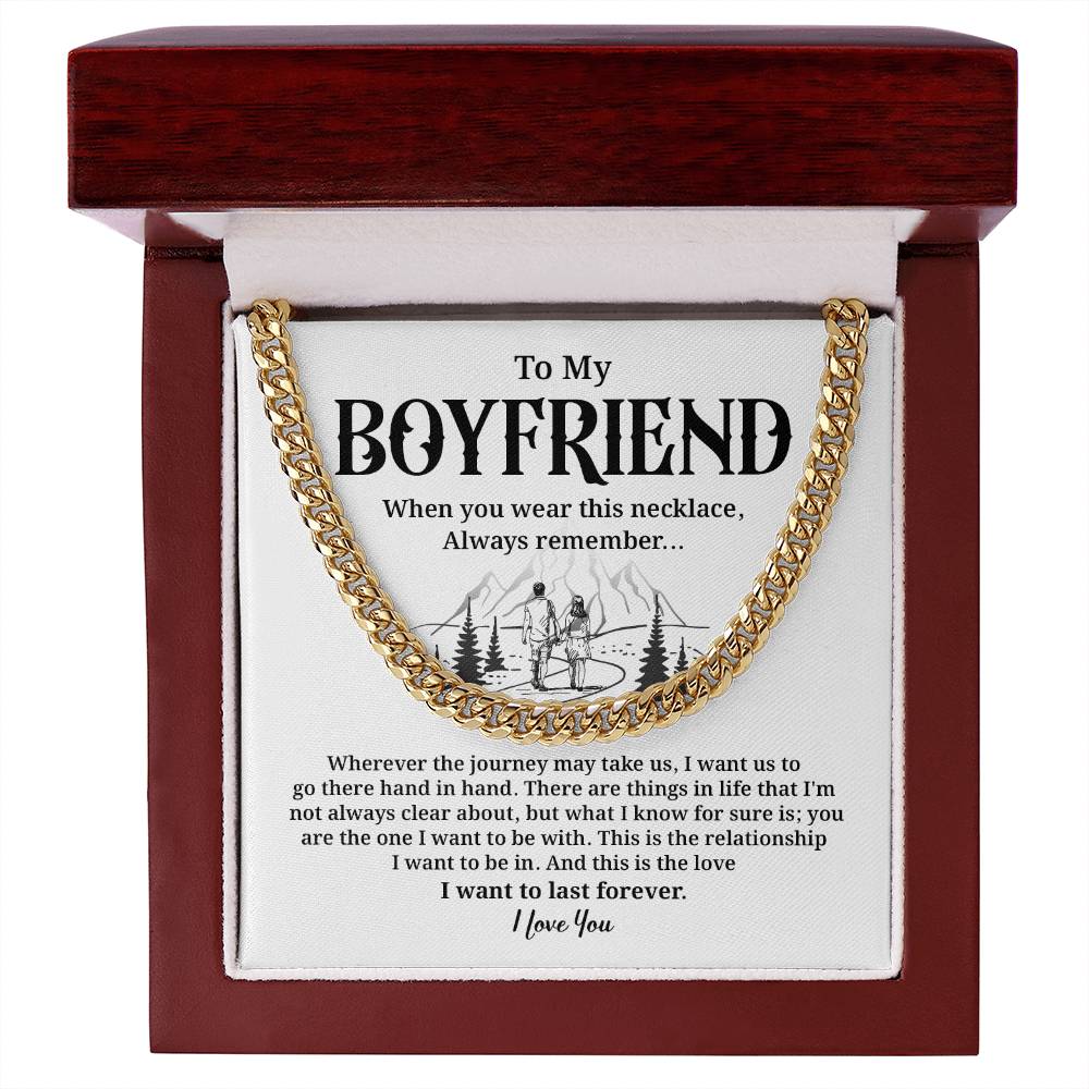 Romantic Boyfriend Gift Necklace with Gift Box
